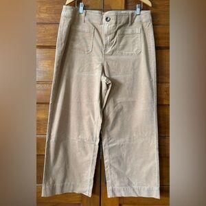 Talbots Women’s Tan Wide Leg Corduroy Pants